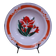 Vintage hollow plate in Chinese enamelled tin.