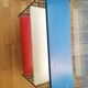 Tomado Holland vintage string wall shelf blue, white, red