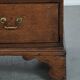 18th-century English antique oak commode