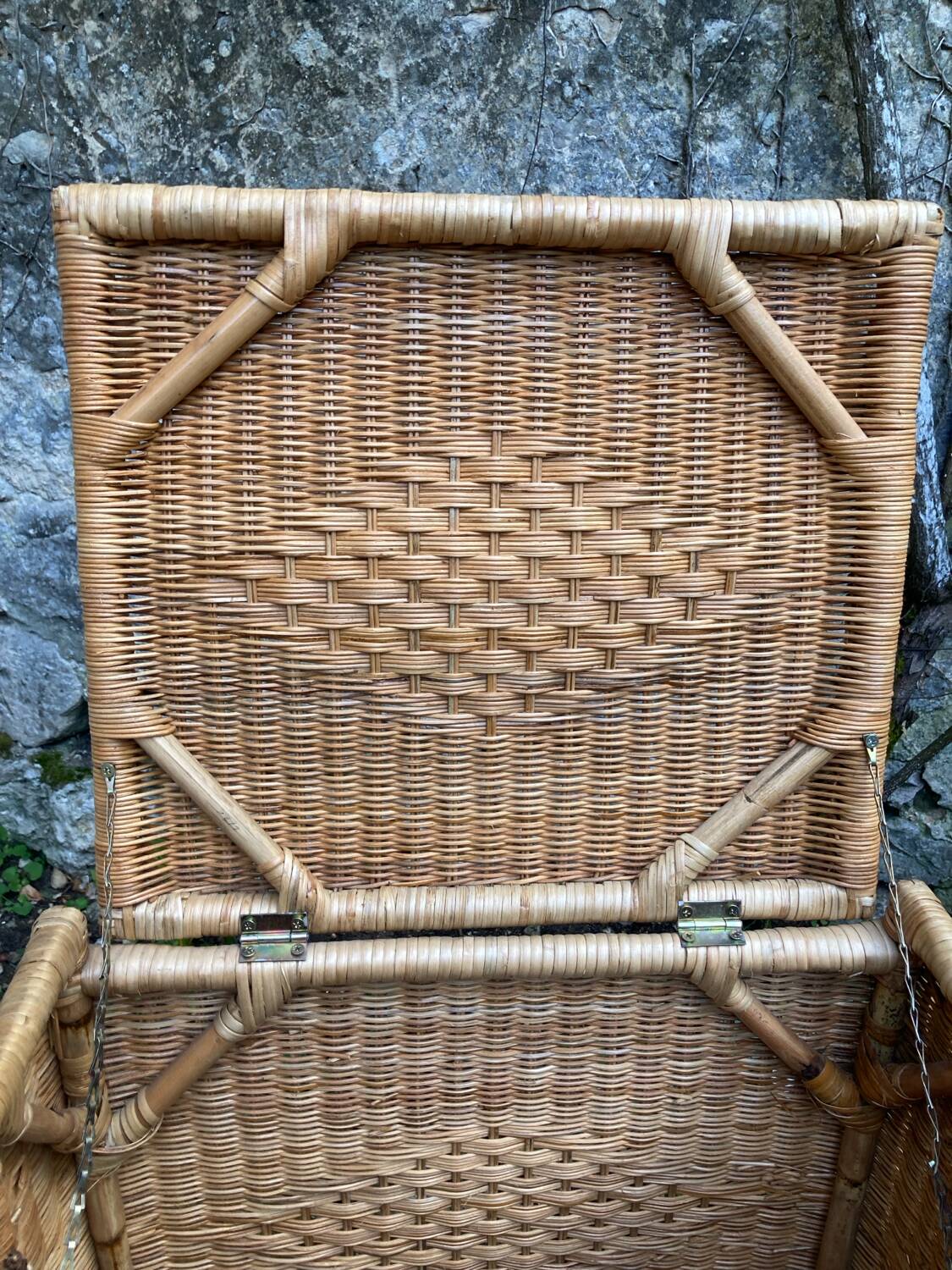 Vintage wicker chest