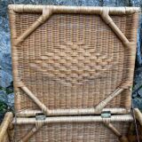 Vintage wicker chest