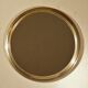 Miroir rond métal doré 40 cm