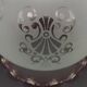 French Vintage Mid Century Decorative Replacement Shade Pink Frilled Edge