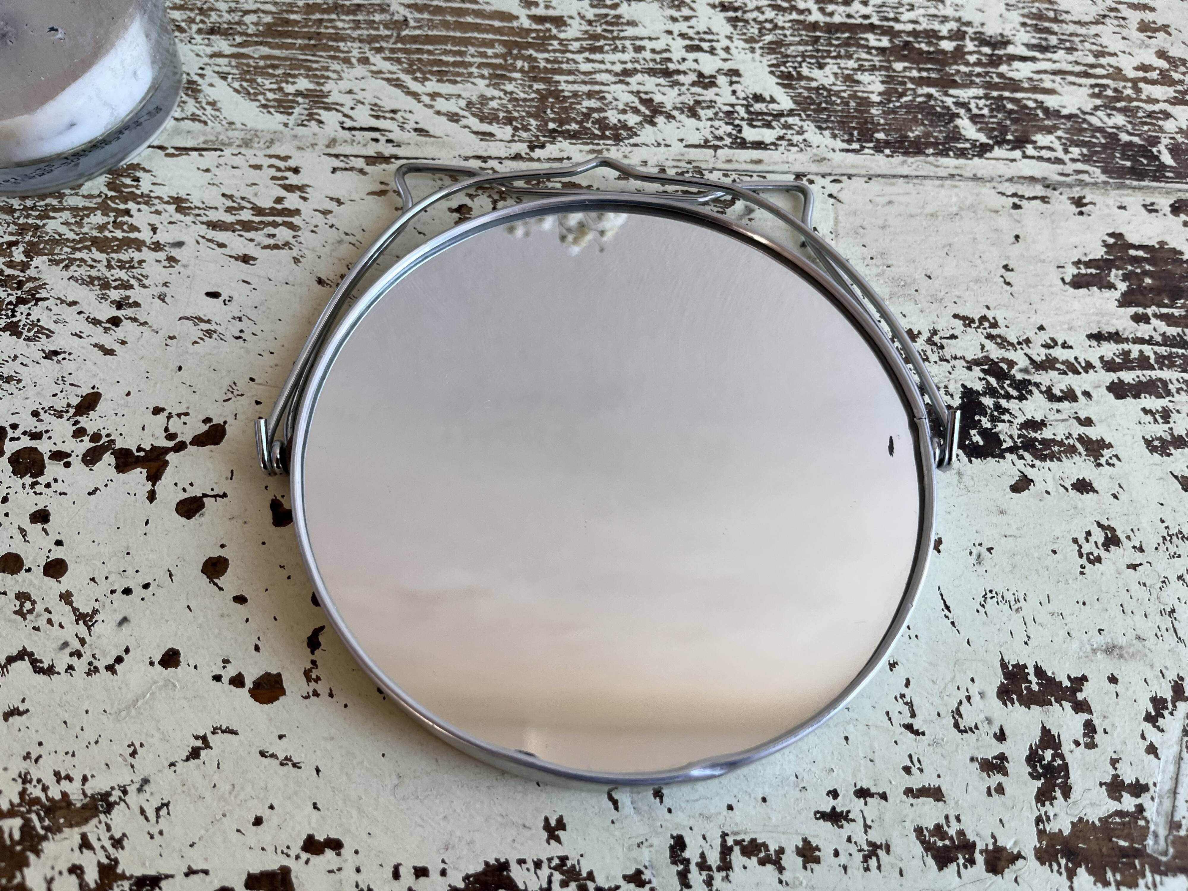 Round barber mirror 12.5 cm