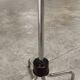 Parrot coat rack 16 hooks industrial in chromed metal and base + black balls 1960