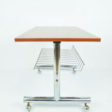 Table basse sur roues, années 1970