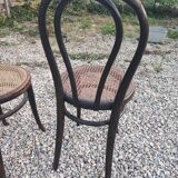 Pair of caned chairs, Thonet Austria