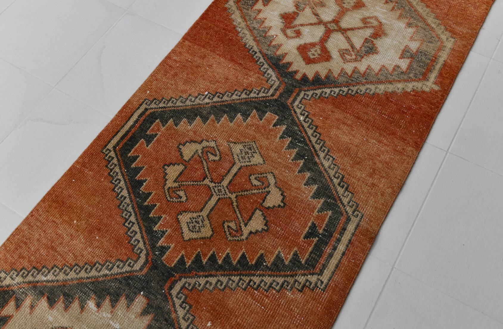 3x12 Vintage Runner Rug, 84x370Cm SK 23800