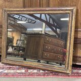 18th-century gilded wooden mirror