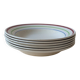 Set of 6 Gien soup plates – Gilles pattern
