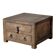 Haibei - Table de chevet chinoise en orme ancien n°3