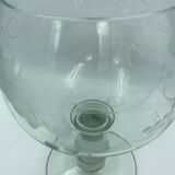 XXL engraved stem glass