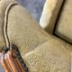 Vintage one-seater baroque armchair