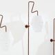 Pair of large patinated metal wall sconces by Mattia Bonetti 2009