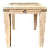 Extendable coffee table in exotic wood