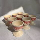 Ensemble de 9 coquetiers Villeroy et Boch Burgenland