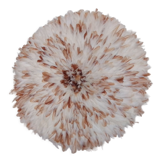 Juju hat speckled white and beige 80 cm