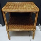 Bamboo and wood coffee table