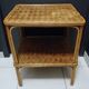 Bamboo and wood coffee table