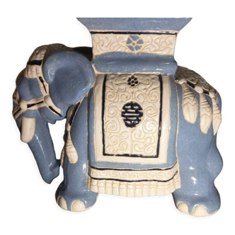 Éléphant en céramique vintage