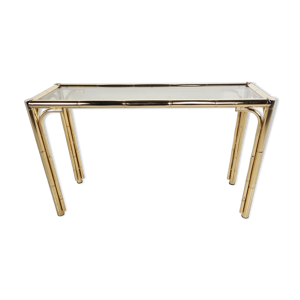 Table console en faux bambou en