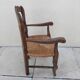 Chaise enfant vintage provençale en chêne