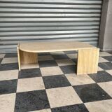 Vintage travertine coffee table