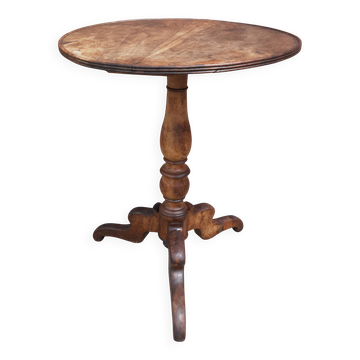 Tripod gueridon or Louis Philippe side table, cabaret top.