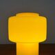 Lampe de table modèle 120 en verre jaune du milieu du siècle par Uno & Östen Kristiansson pour Luxus, Vittsjö, Suède, années 1950