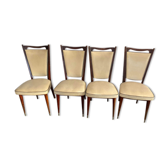 Vintage one-piece chairs