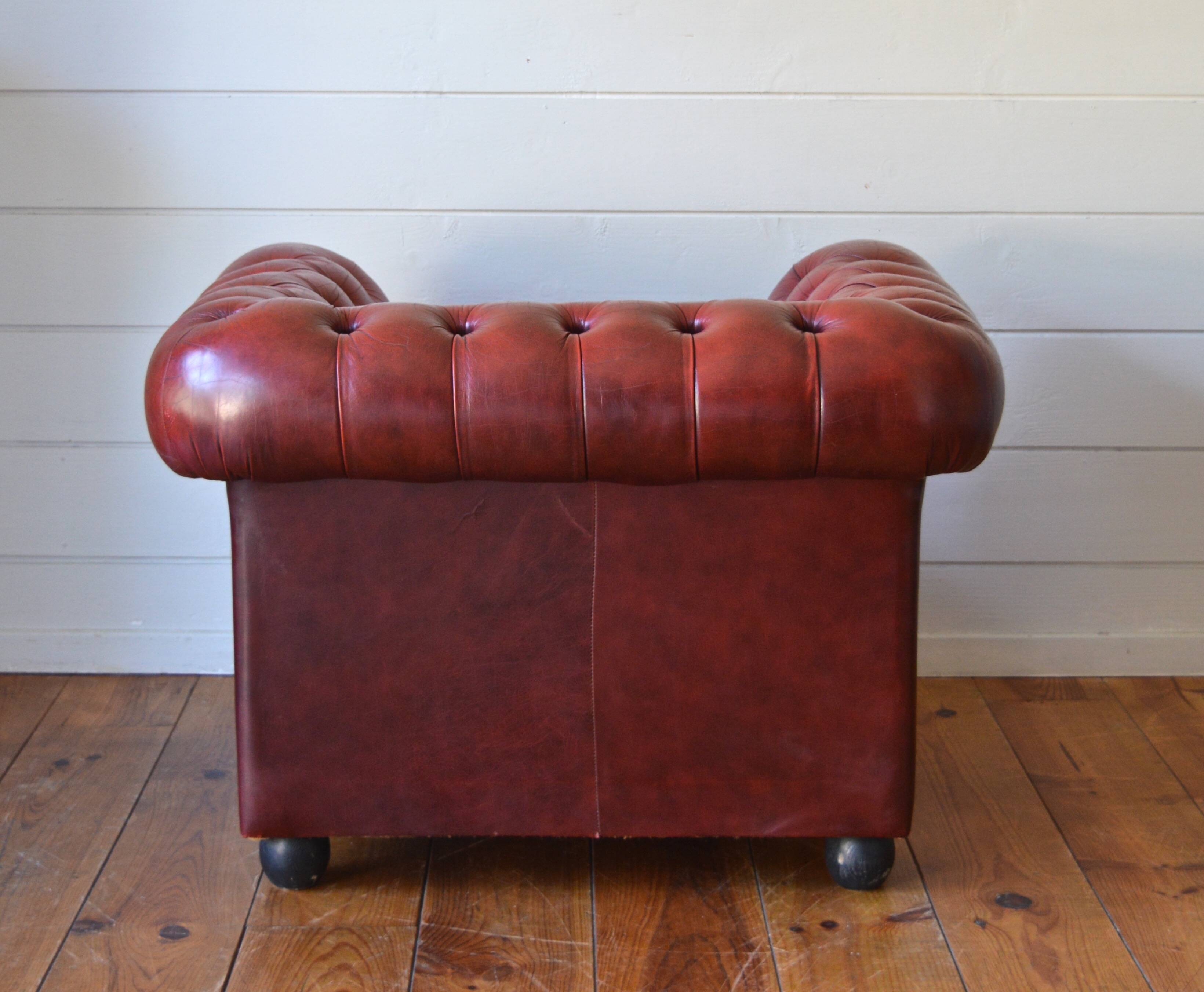 Fauteuil chesterfield