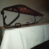 Vintage wall coat rack