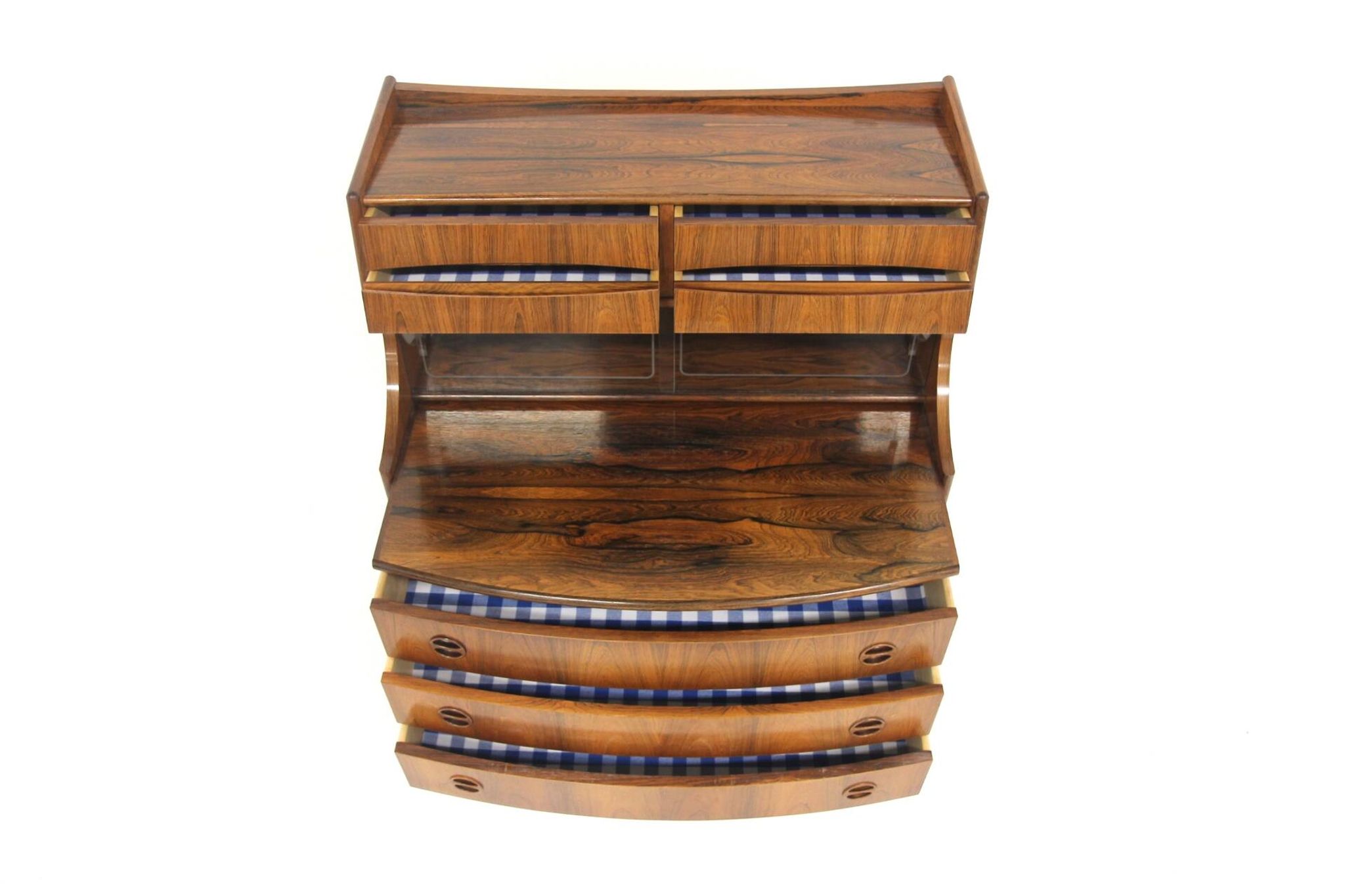 Scandinavian rosewood secretary desk, Gunnar Falsig, Denmark, 1960