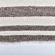 brown cream wool runner kilim , kilim for corridor  76x268 cm