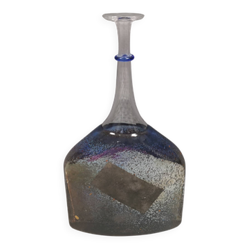 Swedish Satellite glass vase by Bertil Vallien for Kosta Boda 1992.