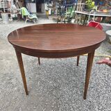 Scandinavian extendable table in rosewood from the 1960s, butterfly extension.