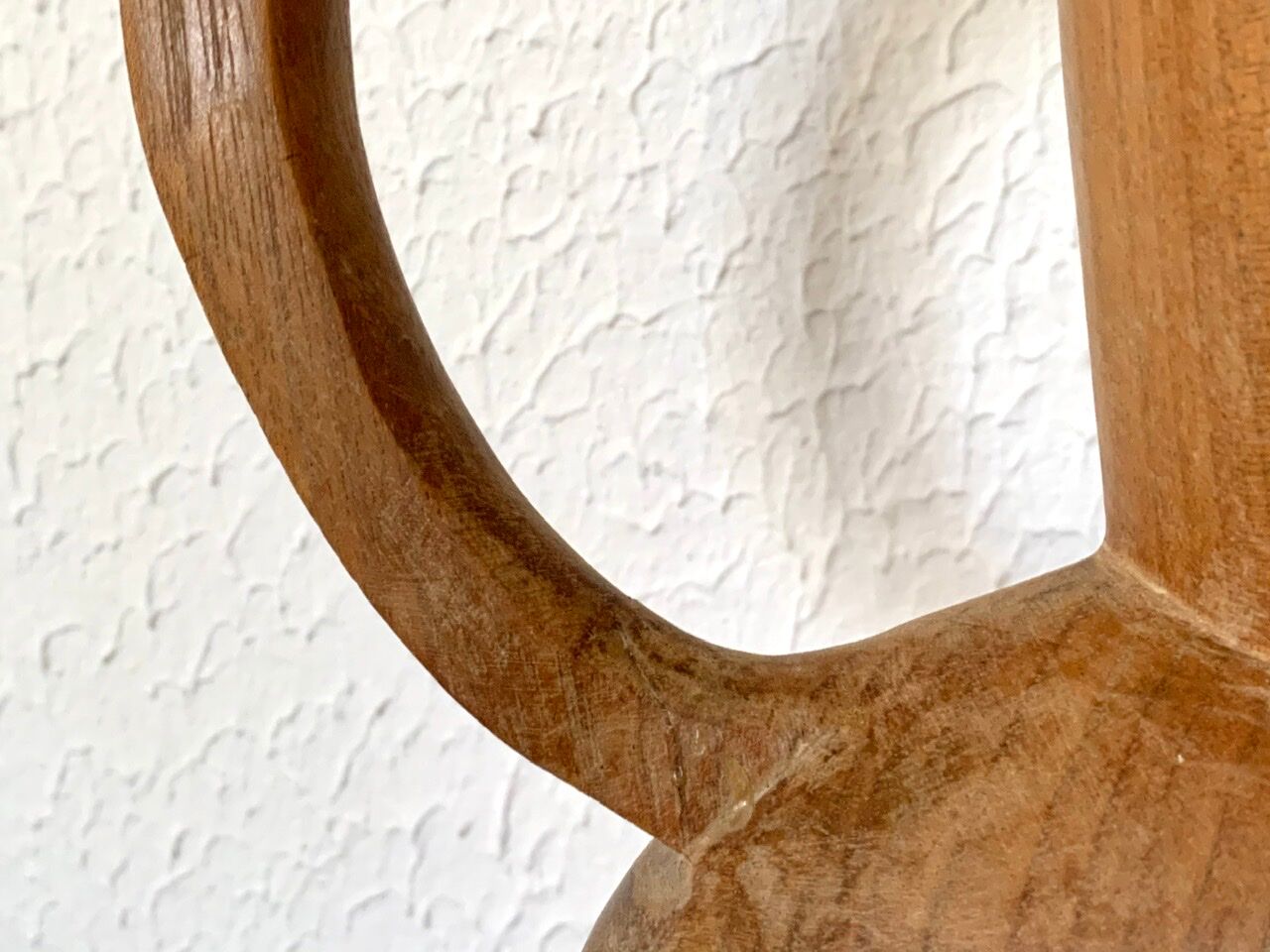 Wooden cove vase, 1960s
