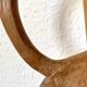 Vase à anse en bois, années 60