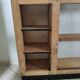 Vitrine de sabotier en bois massif