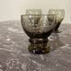 4 vintage glasses