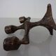 Brutalist Bronze Candleholder, 1960s