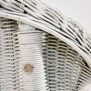 Rattan and bamboo set, set of 5