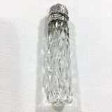 Crystal and silver salt bottle