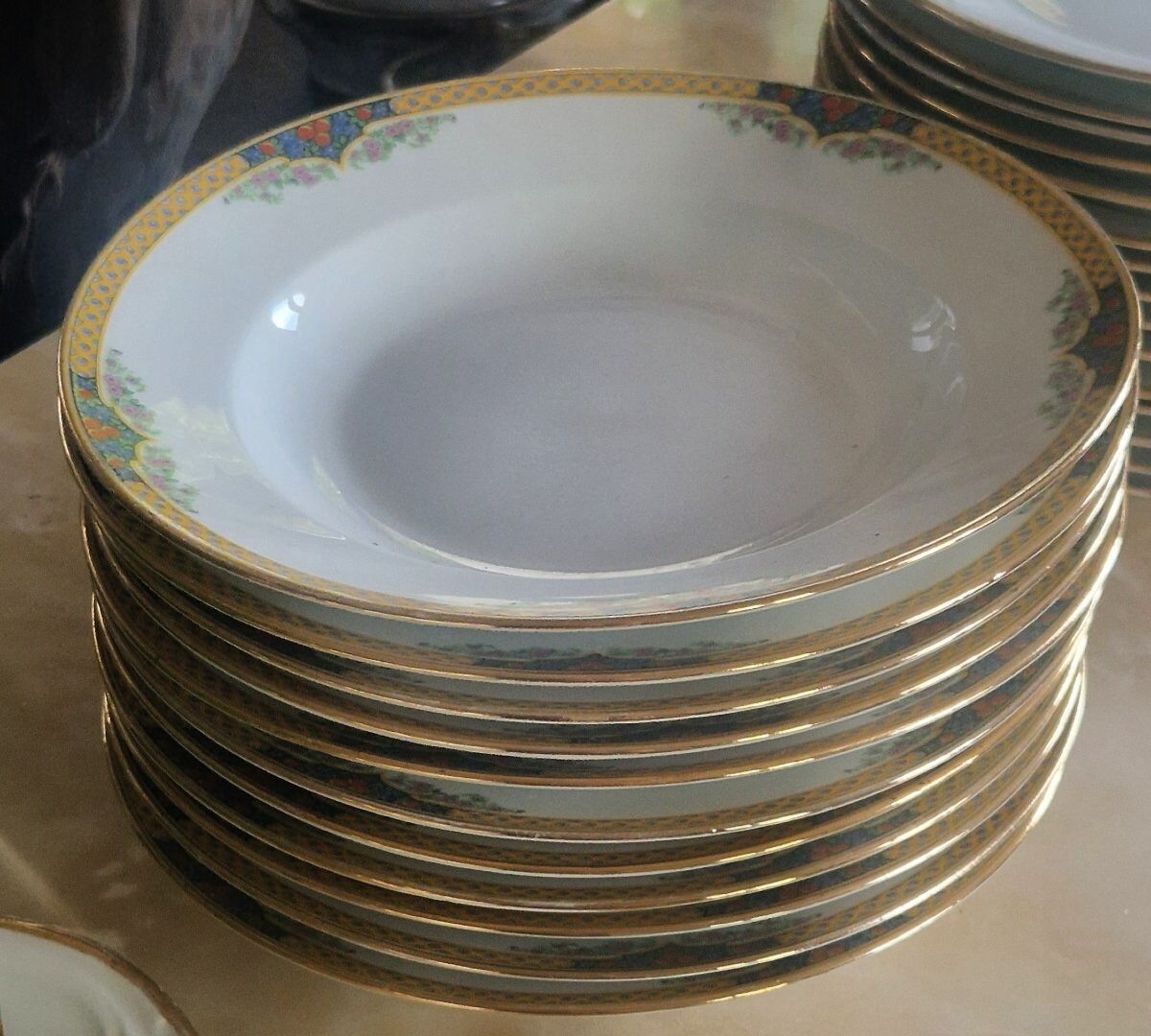 Limoges Porcelain Table Service – F. Legrand – Circa 1920