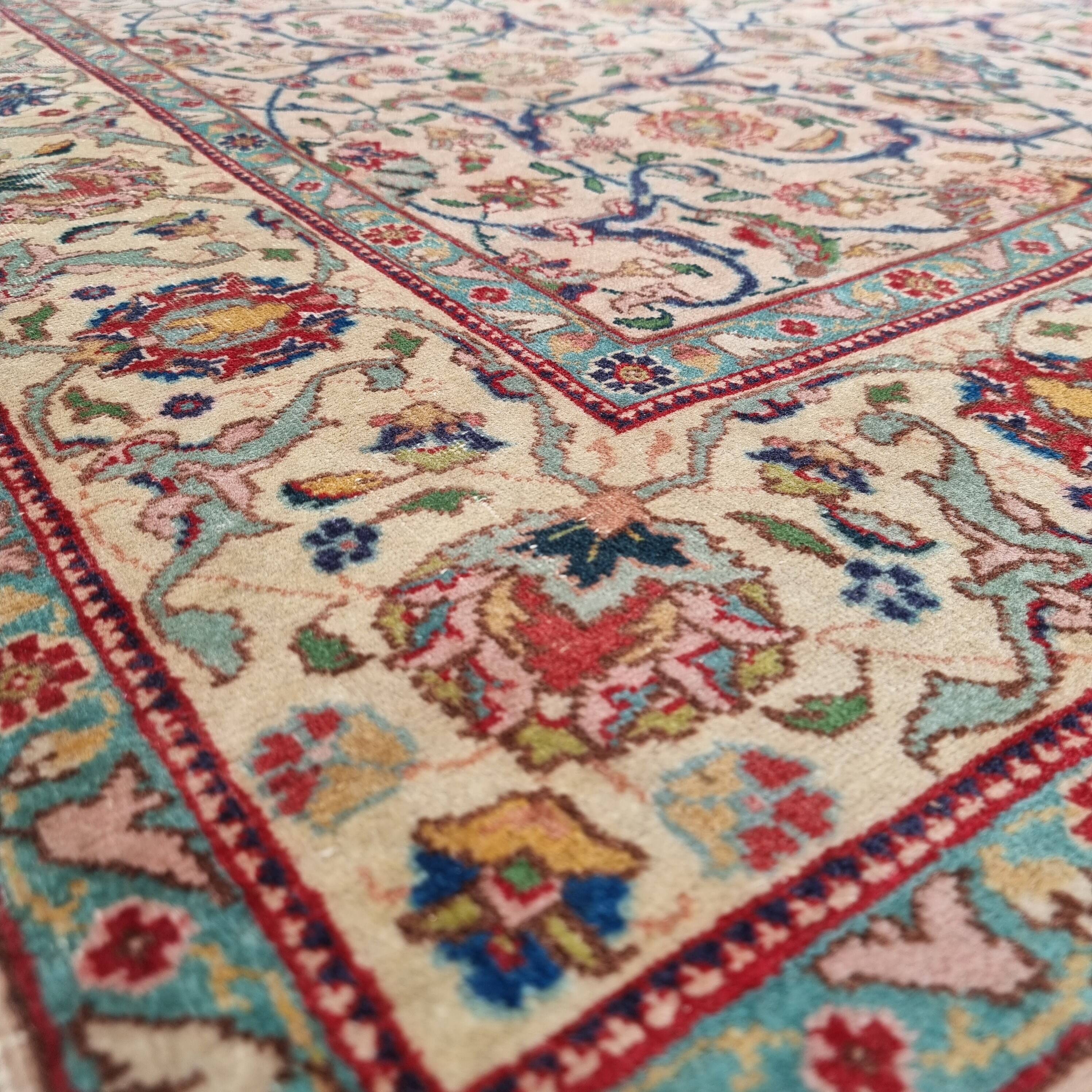 Vintage Hand Knotted Persian Carpet, 1970s