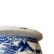 Cache pot vietnamien en porcelaine blanche et bleue