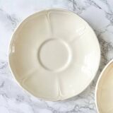 Pair of white porcelain teacups from Wedgwood