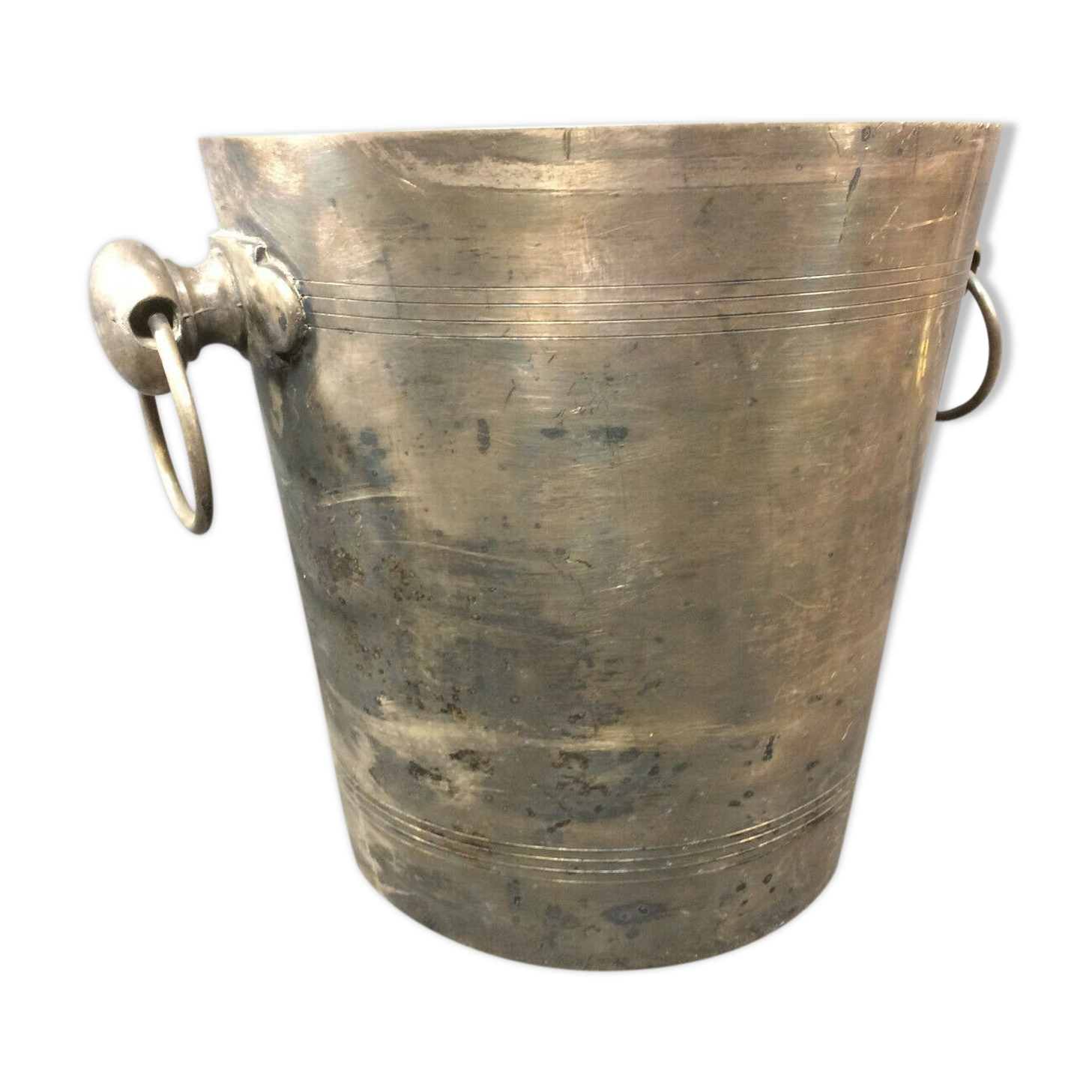 Vintage metal champagne table decoration bucket
