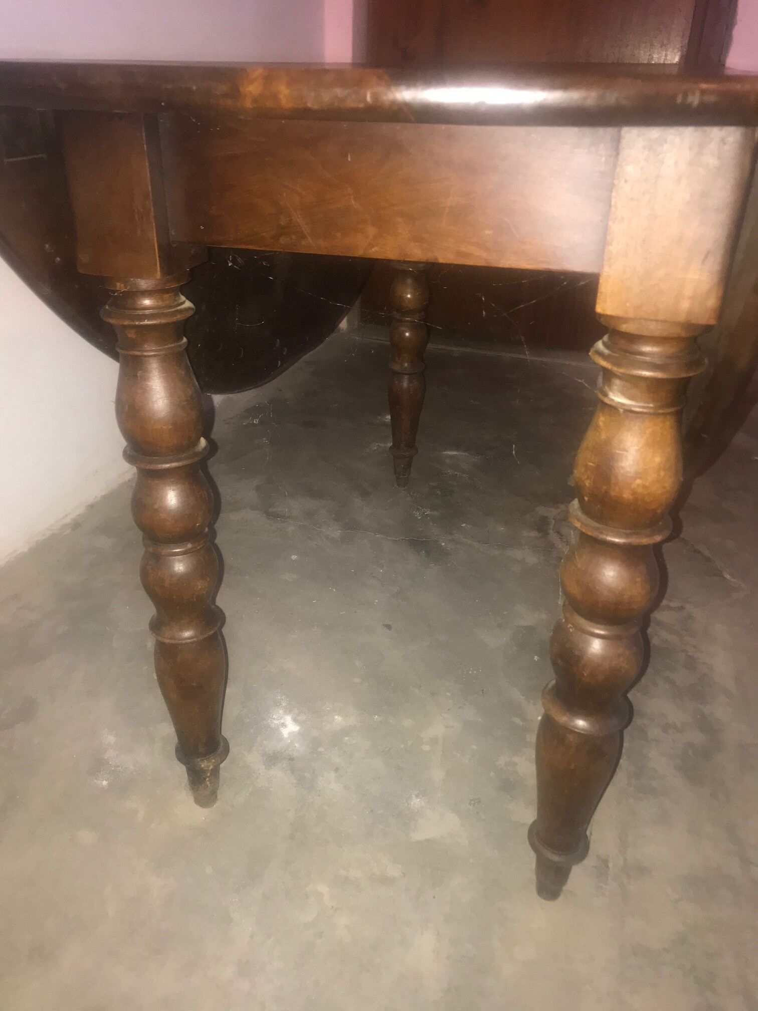 Old table two fellers