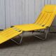 Vintage deckchair kurz design, germany 1960